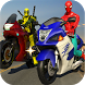 Superheroes Death Moto War by Viking Studio